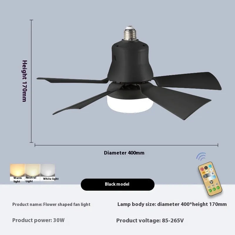 Fan Bulb Integrated Home Dormitory - Bellarte Enchanté Fan Bulb Integrated Home Dormitory
